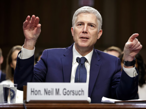 Justice Neil Gorsuch dives into the fray at first Supreme Court arguments